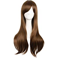 MapofBeauty 28 pulgada- 70 cm Peluca Cosplay Peluca Larga Femenina (marrón)
